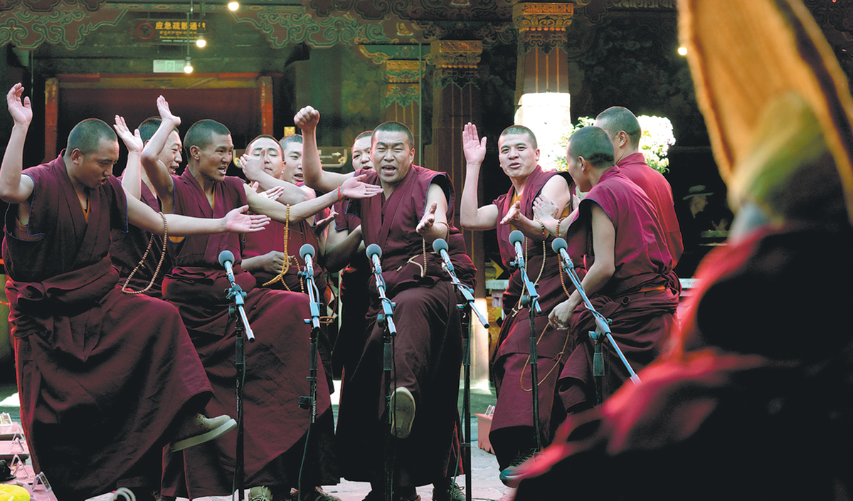 13 Tibetan monks pass debating exam to get degree