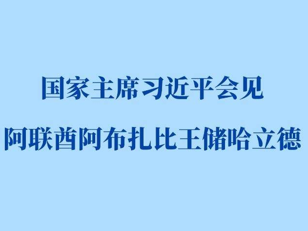 新华社权威快报丨习近平会见阿联酋阿布扎比王储哈立德