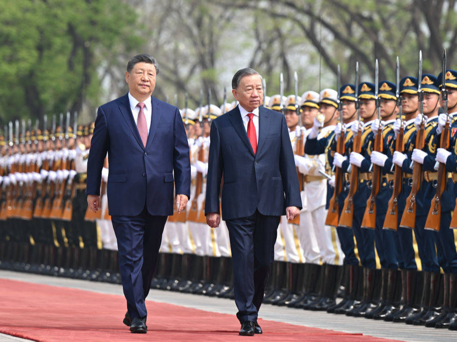 习近平同越共中央总书记、国家主席苏林举行会谈