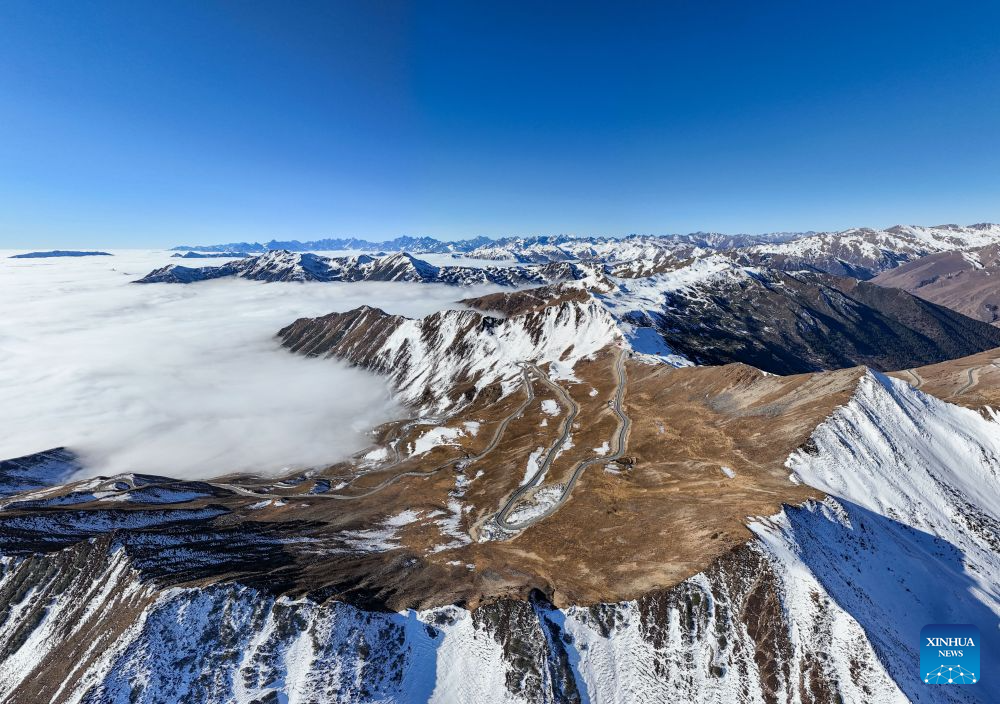 View of Long March heritage sites in China's Sichuan