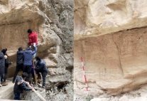 Rare cliff carving Buddhist statues found in Tibet