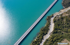 View of Duobu bridge in China's Tibet