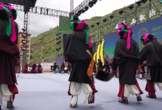 Highlight of the guozhuang dance competition held in Chaggo, Sichuan's Garze III