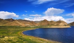 夏日多彩羊卓雍湖