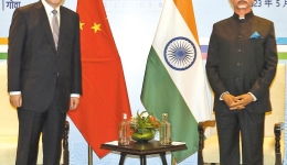 Peace, unity high on FM's agenda in India