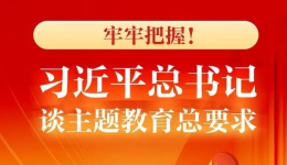 牢牢把握！习近平总书记谈主题教育总要求