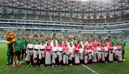 Tibetan children realize football dream at Beijing Workers' Stadium