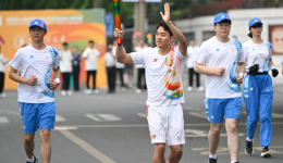 Chengdu Universiade torch relay held at Sichuan University