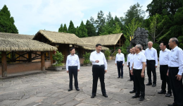 Xi inspects SW China's Sichuan