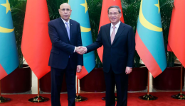Chinese premier meets Mauritanian president