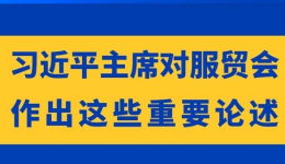 习近平主席对服贸会作出这些重要论述