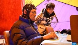 Across China: Physiological samples collected from people climbing world's sixth-highest mountain