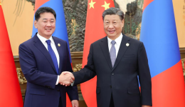 Xi meets Mongolian president