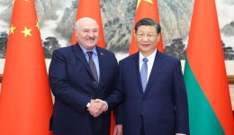 Chinese, Belarusian presidents pledge to enhance ties