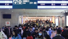 China's passenger traffic surges during New Year holiday