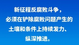 习近平：坚决打赢反腐败斗争攻坚战持久战