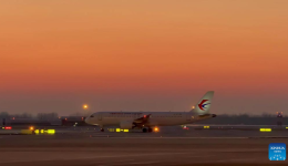 China Focus: China's homegrown C919 jetliner flies on new regular route