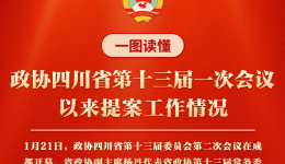 一图读懂丨政协四川省第十三届一次会议以来提案工作情况