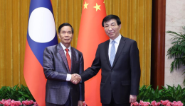 China's top political advisor meets with leader of Lao Front for National Construction
