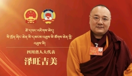 【两会海报】四川省人大代表 泽旺吉美 建议加快建成S579德格段。 期望川藏公路北线317国道能进行旅游线路打造。