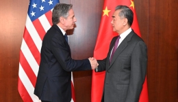 Chinese FM calls for sound, steady, sustainable development of China-U.S. ties