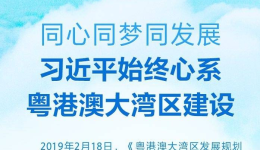 大机遇 大文章丨同心同梦同发展 习近平始终心系粤港澳大湾区建设
