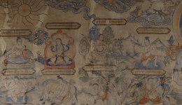 藏传佛教著名壁画《八十大成就者》在网络平台展出