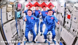 China's Shenzhou-17 astronauts complete handover, returning to Earth on April 30