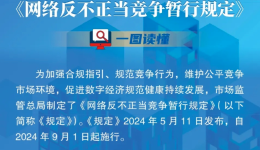 《网络反不正当竞争暂行规定》发布，9月起施行