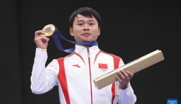 Olympics | China's Xie wins men's 10m air pistol gold at Paris Olympics