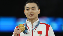 Zou Jingyuan wins China's second gymnastics gold at Paris Olympics
