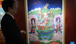 Chinese artist showcases traditional paintings in New York