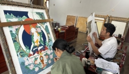 Thangka institute preserves soul of cultural heritage