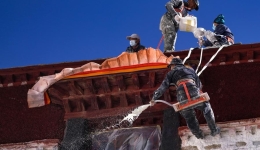 InXizang | Potala Palace in Lhasa gets annual renovation