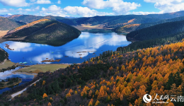 Picturesque early winter scenery of Potatso National Park in SW China's Yunnan