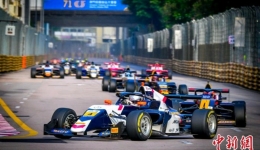 澳门格兰披治大赛车落幕 美国小将FR世界杯夺魁