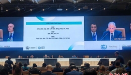 巴库气候大会闭幕 达成2025年后气候资金目标
