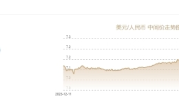 12月9日人民币对美元中间价报7.1870元 下调22个基点
