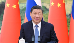 Xi speaks with Putin, calling on China, Russia to uphold in fairness, justice