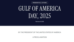 特朗普：2025年2月9日为首个“美国湾日”