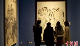 百幅优秀作品亮相中国民族美术双年展民族地区巡展银川站