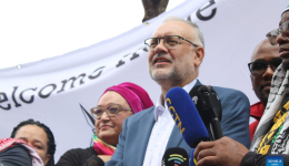 Expelled South African ambassador to U.S. returns home with 