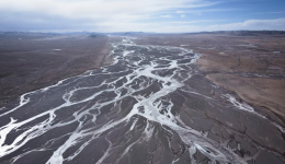 Scenery of Tuotuo River in source region of Yangtze River in China's Qinghai
