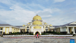 Urgent: Xi attends welcome ceremony held by Malaysia's king