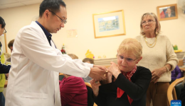 Chinese medical team brings TCM care to Malta's elderly