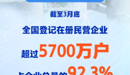 新华社权威快报丨全国登记在册民营企业超过5700万户