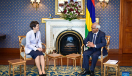 Mauritian president pledges to strengthen cooperation with China