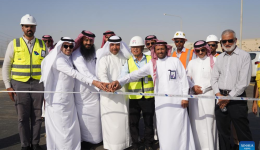 Chinese-built highway in Saudi Arabia partially opens to traffic