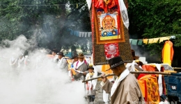 Chushur, Lhasa: People Celebrated the Ongkor Festival