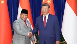 Xi meets Indonesian President Prabowo